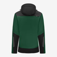 FHB JULIA Softshell-Jacke Damen, grün-schwarz, Gr. XL