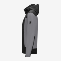 FHB JULIA Softshell-Jacke Damen, grau-schwarz, Gr. 2XL