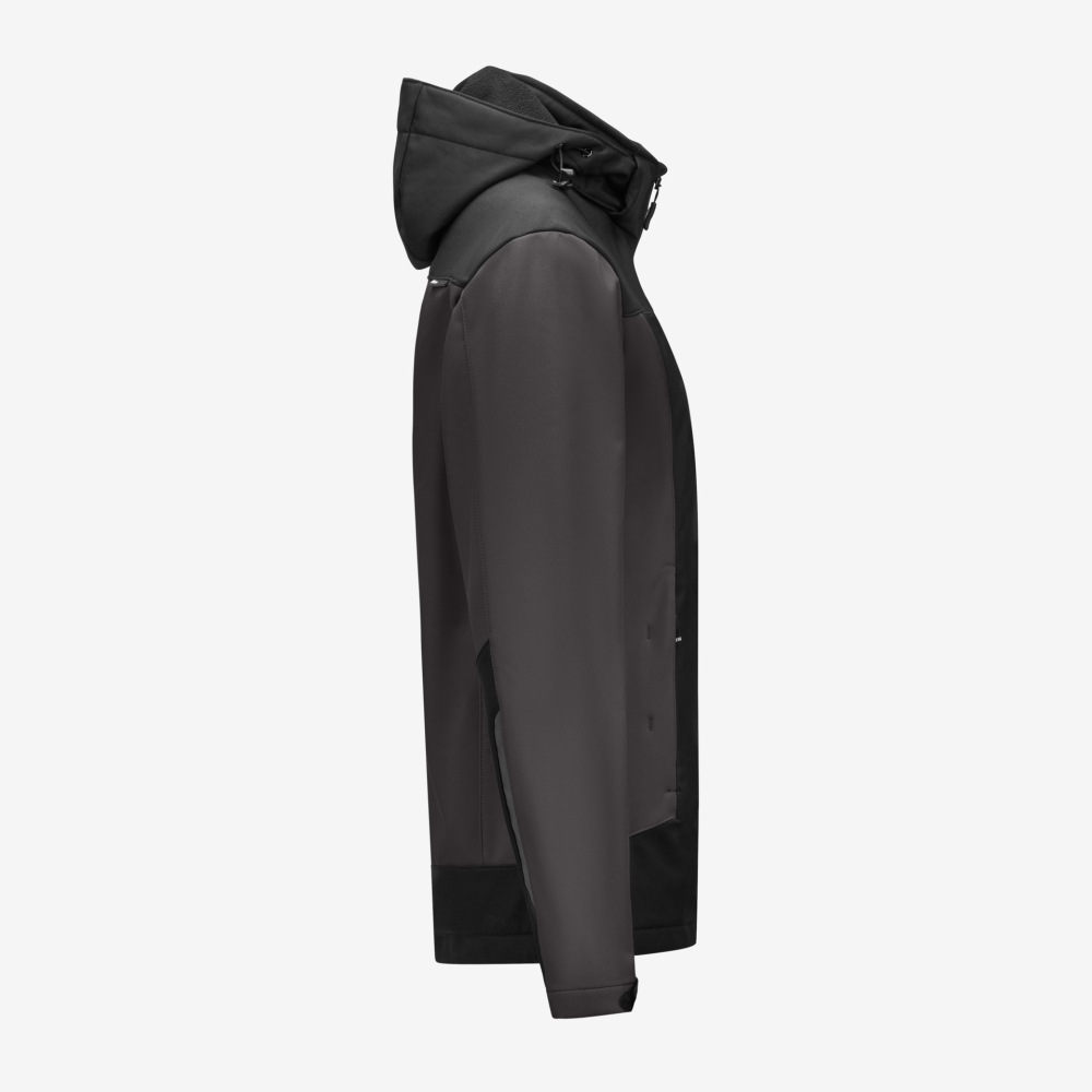 FHB JULIA Softshell-Jacke Damen, anthrazit-schwarz, Gr. XL