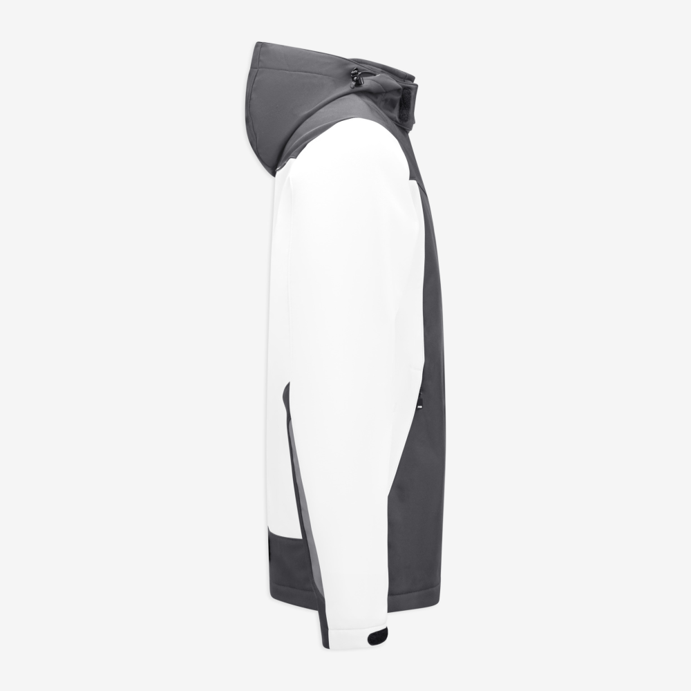 FHB JANNIK Softshelljacke, weiss-anthrazit, Gr. 2XL