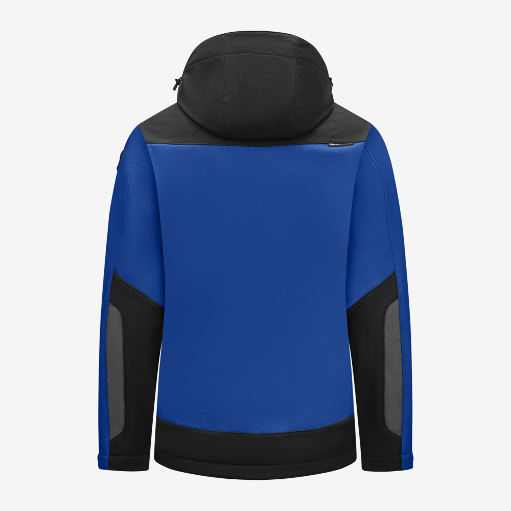 FHB JANNIK Softshelljacke, royalblau-schwarz, Gr. XS