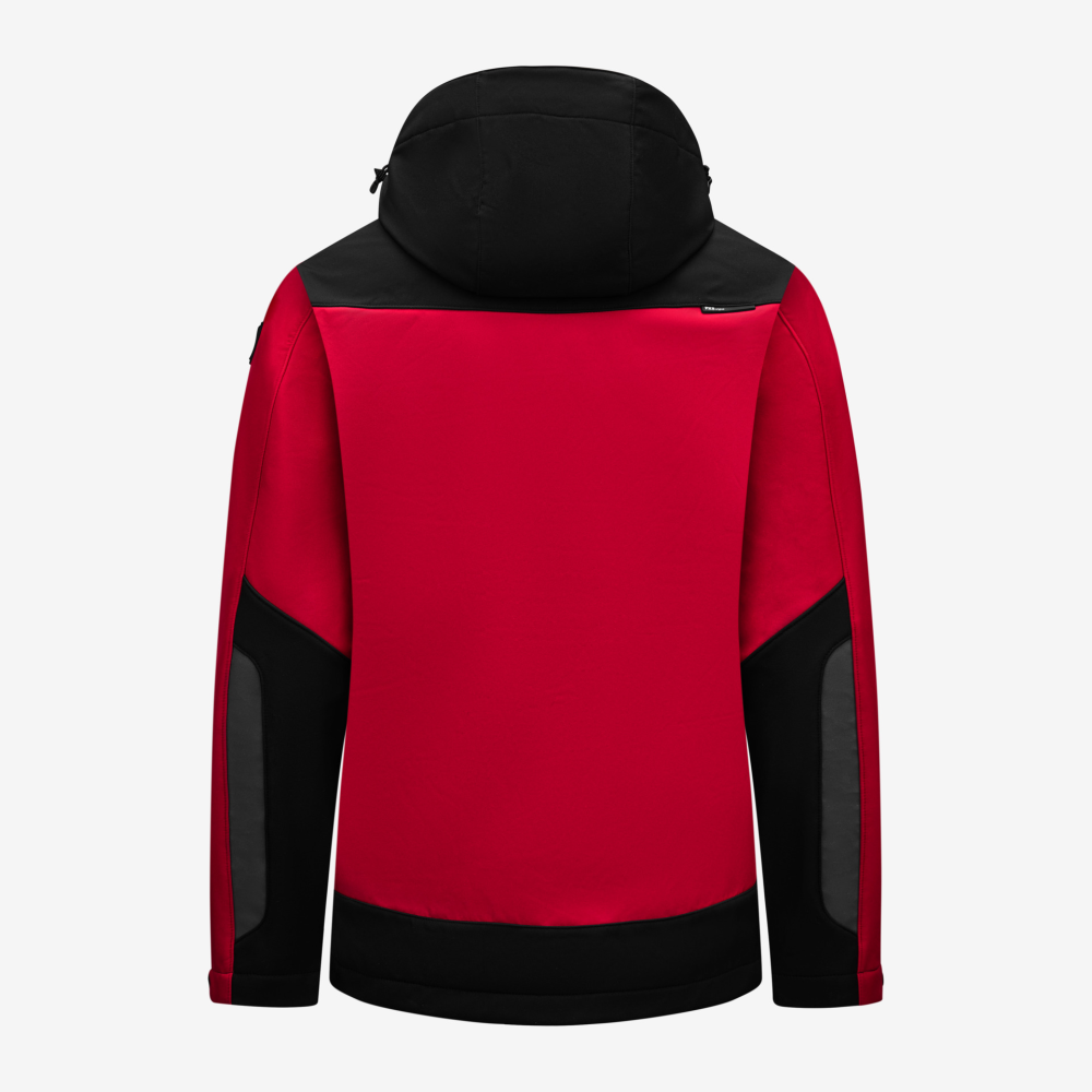 FHB JANNIK Softshelljacke, rot-schwarz, Gr. L
