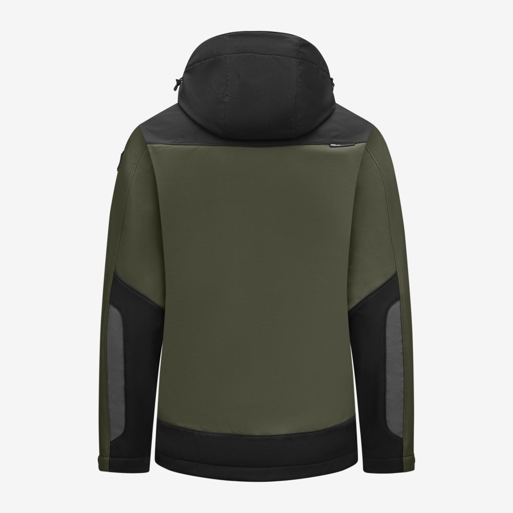 FHB JANNIK Softshelljacke, oliv-schwarz, Gr. 5XL