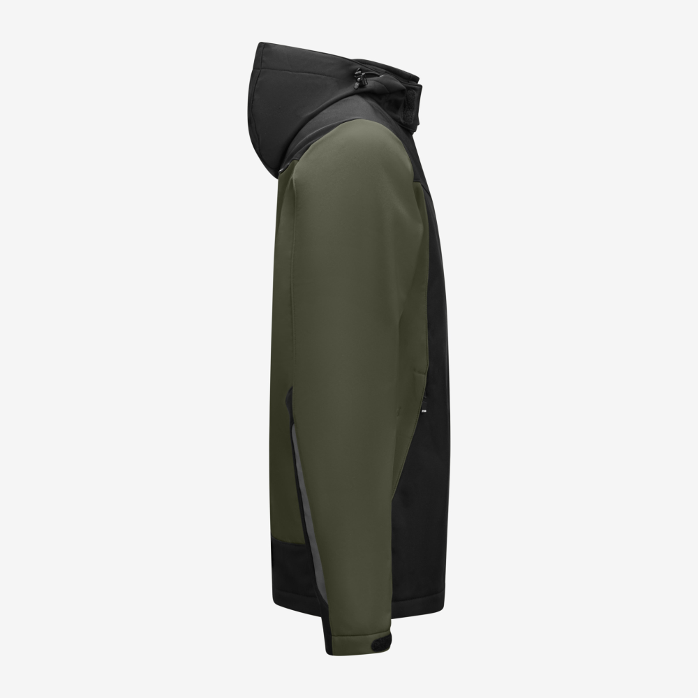 FHB JANNIK Softshelljacke, oliv-schwarz, Gr. 5XL