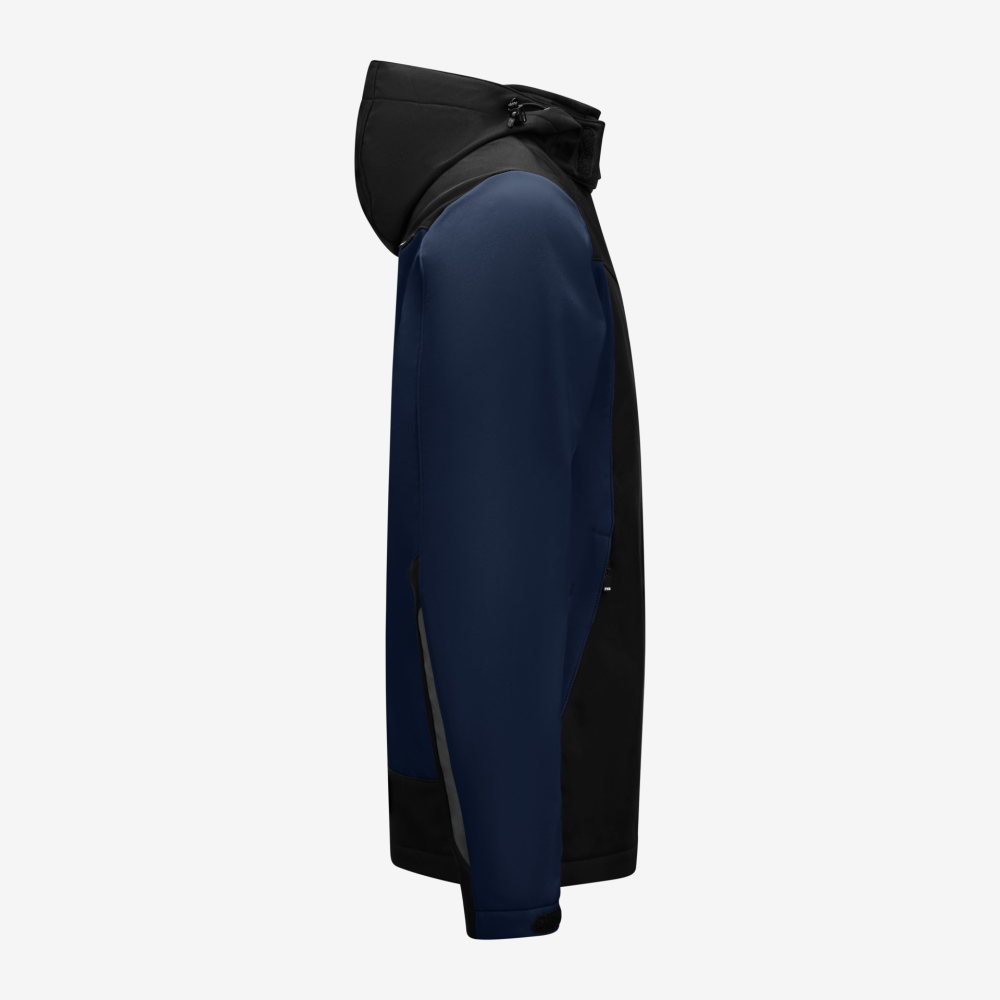 FHB JANNIK Softshelljacke, marine-schwarz, Gr. 3XL