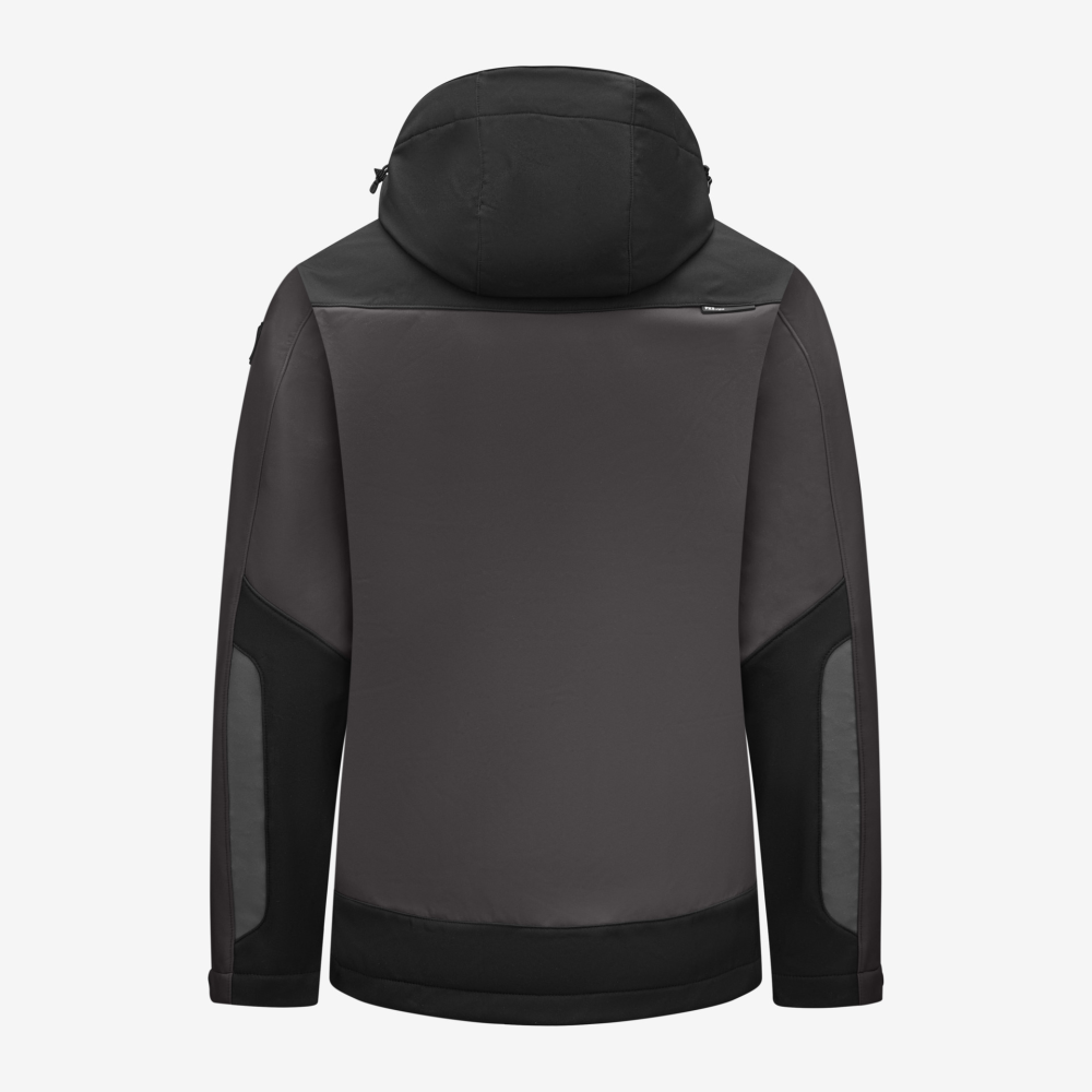 FHB JANNIK Softshelljacke, anthrazit-schwarz, Gr. 5XL