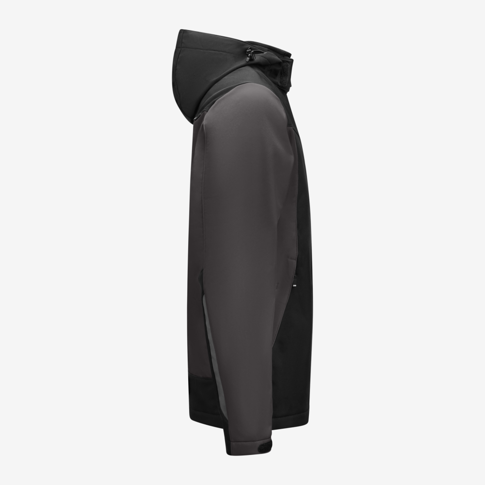FHB JANNIK Softshelljacke, anthrazit-schwarz, Gr. 5XL