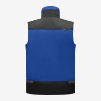 FHB HAUKE Arbeitsweste, royalblau-schwarz, Gr. 2XL
