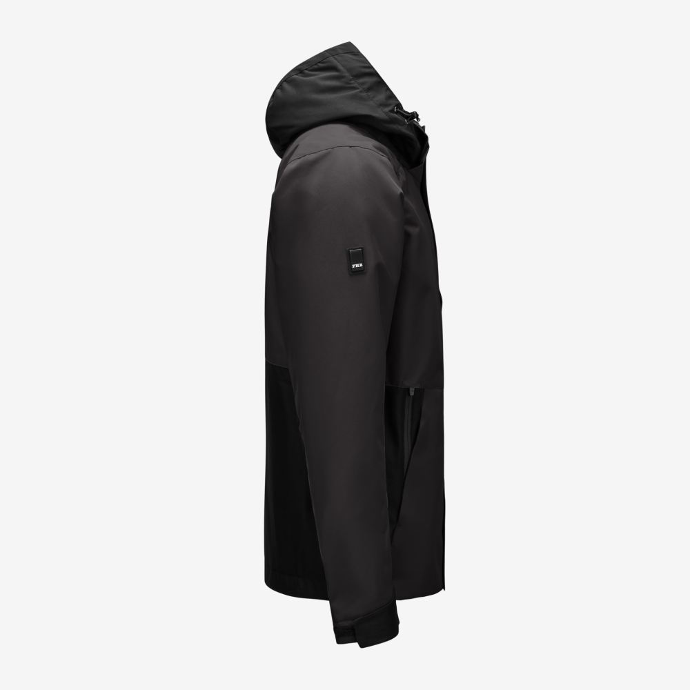 FHB GEORG Arbeitsjacke Primaloft, anthrazit-schwarz, Gr. M