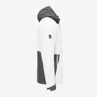 FHB GEORG Arbeitsjacke Primaloft, weiss-anthrazit, Gr. 5XL