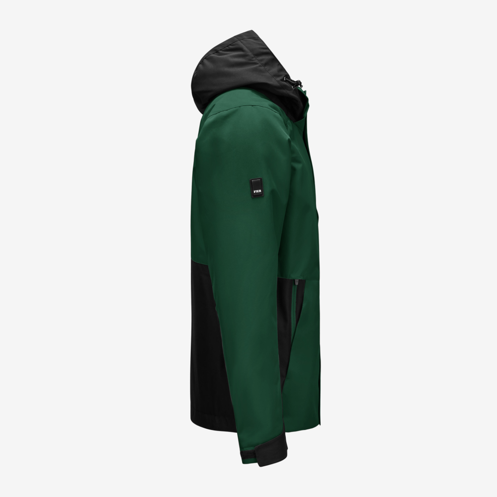 FHB GEORG Arbeitsjacke Primaloft, grün-schwarz, Gr. 3XL