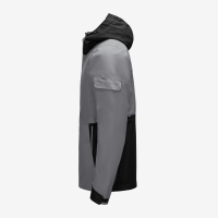 FHB GEORG Arbeitsjacke Primaloft, grau-schwarz, Gr. 4XL