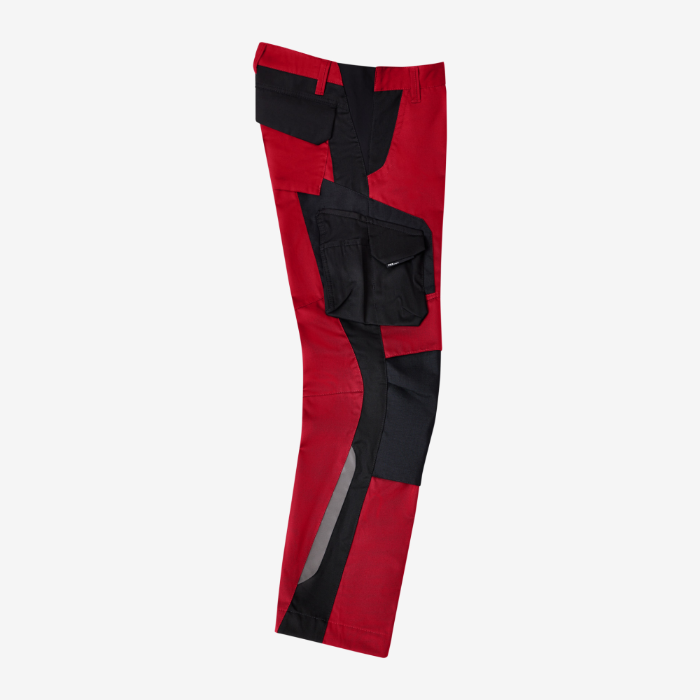 FHB FLORIAN Arbeitshose, rot-schwarz, Gr. 102