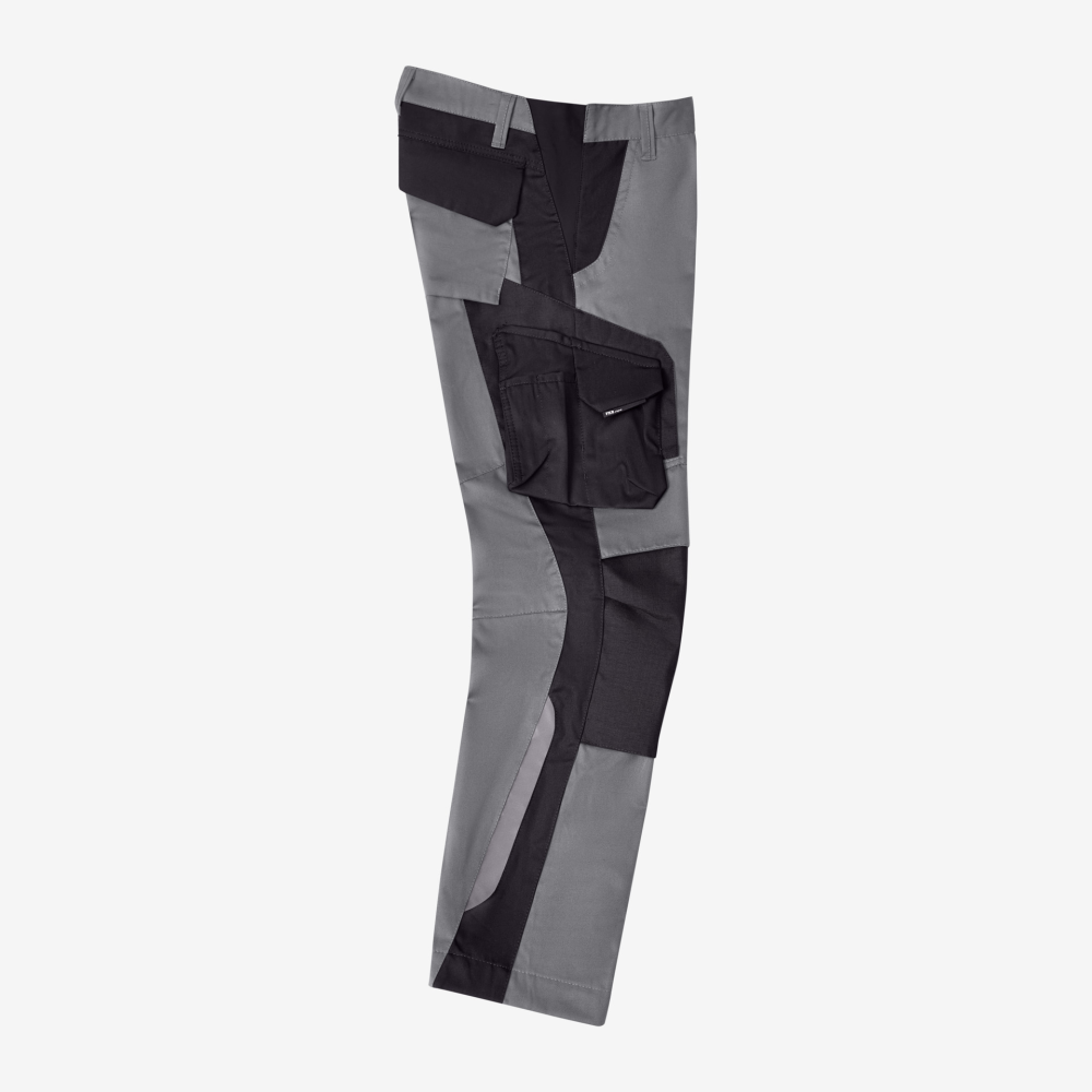 FHB FLORIAN Arbeitshose, grau-schwarz, Gr. 98