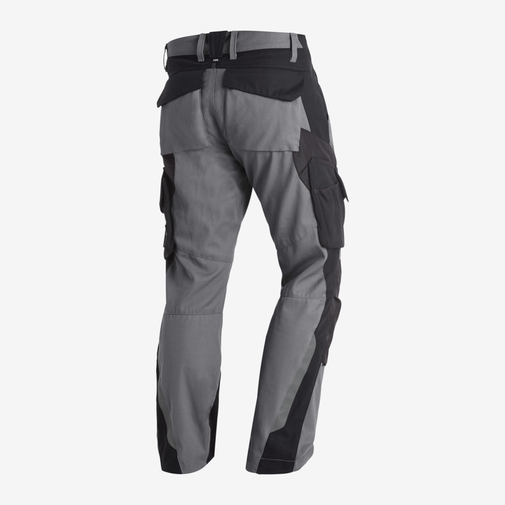 FHB FLORIAN Arbeitshose, grau-schwarz, Gr. 98
