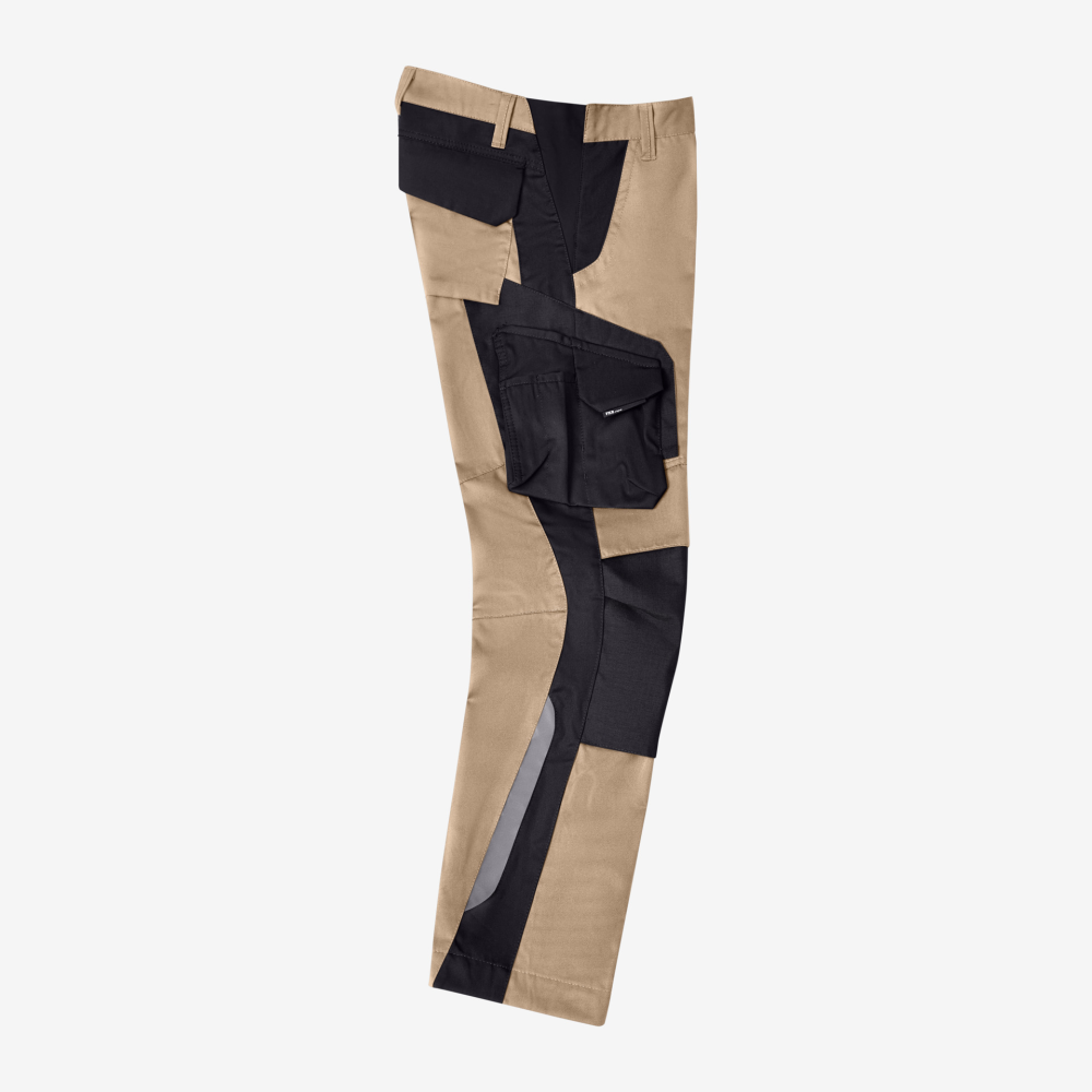 FHB FLORIAN Arbeitshose, beige-schwarz, Gr. 66