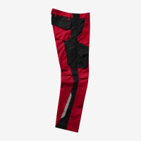 FHB FABIAN Arbeitshose, rot-schwarz, Gr. 48