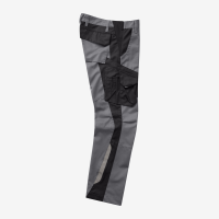 FHB FABIAN Arbeitshose, grau-schwarz, Gr. 25