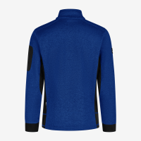 FHB CHRISTOPH Strick-Fleece-Jacke, royalblau-schwarz, Gr. 4XL