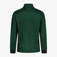FHB CHRISTOPH Strick-Fleece-Jacke, grün-schwarz, Gr. XL