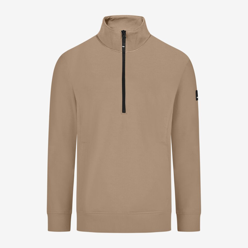 FHB KALLE Zip-Sweatshirt unisex beige 5XL