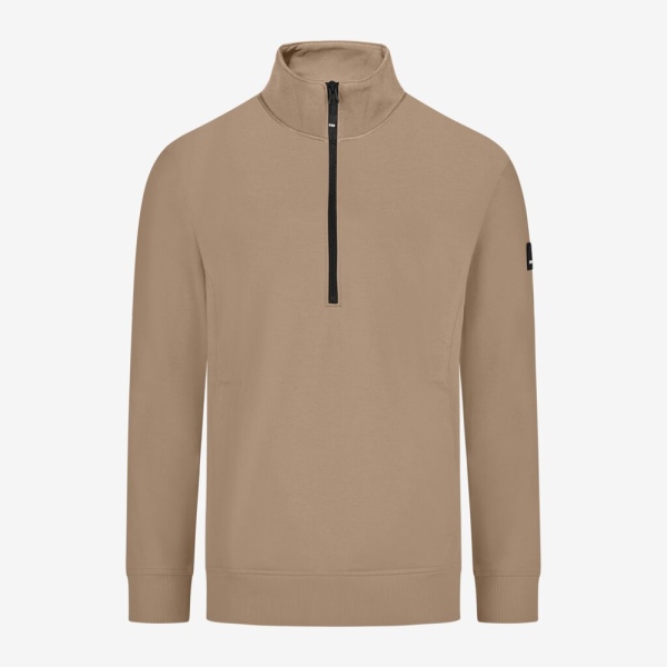 FHB KALLE Zip-Sweatshirt unisex beige