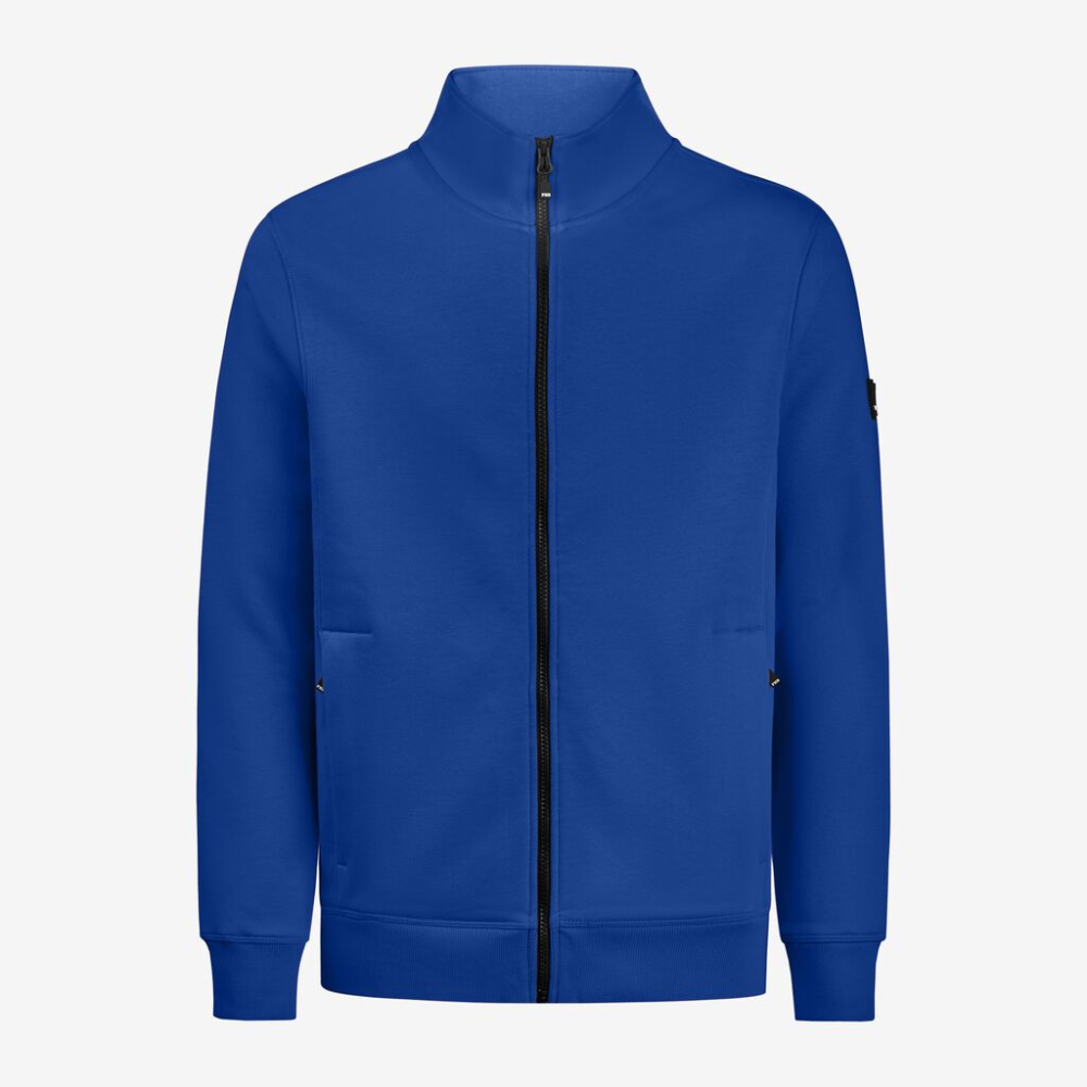 FHB EUGEN Sweat-Jacke unisex royalblau L