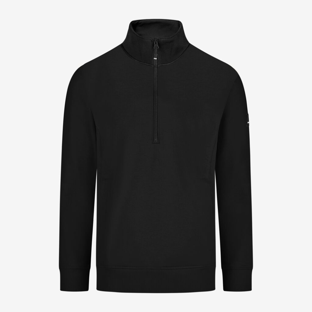 FHB KALLE Zip-Sweatshirt unisex schwarz XS