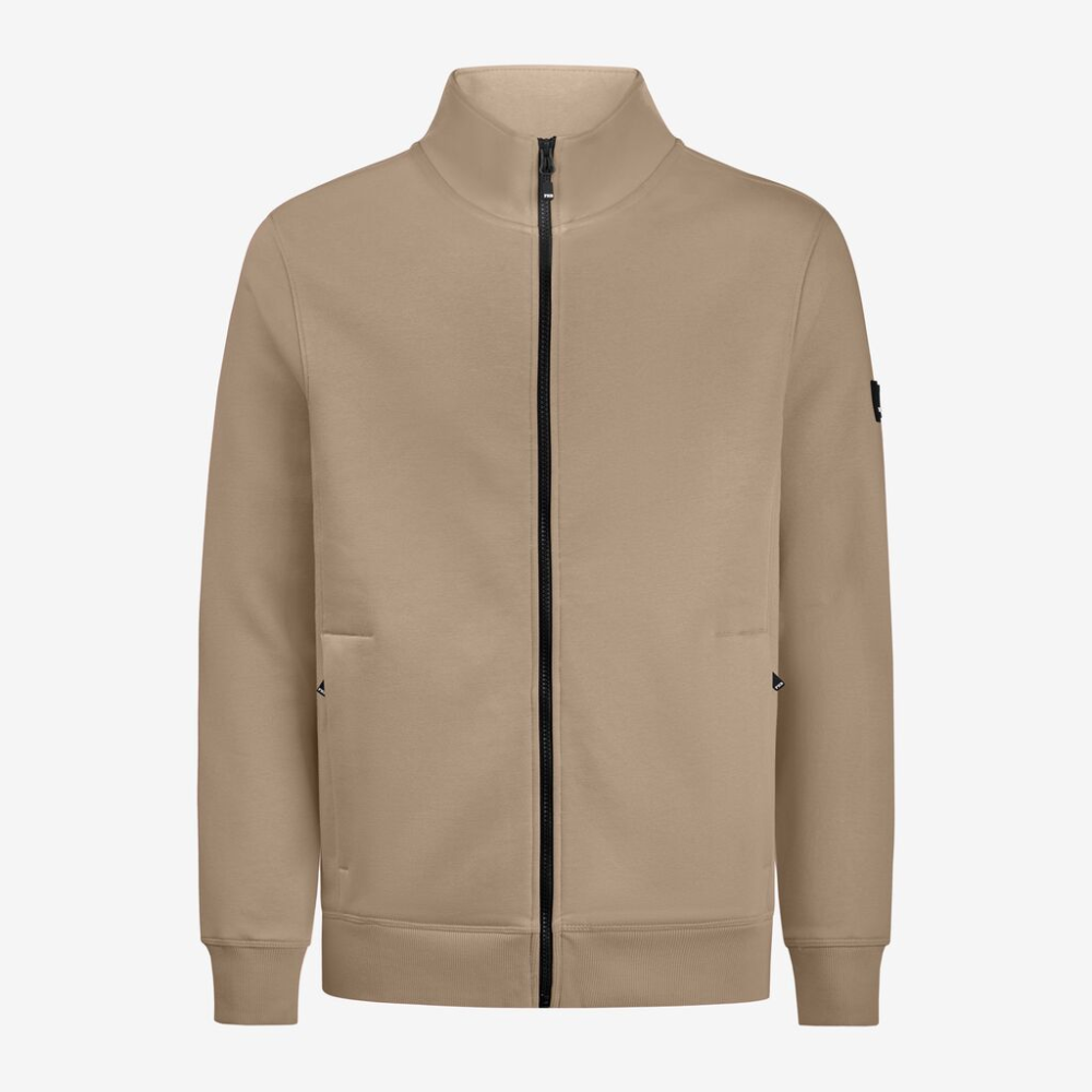 FHB EUGEN Sweat-Jacke unisex beige L
