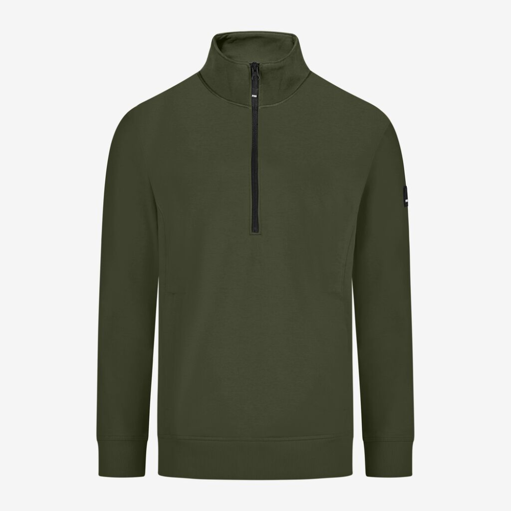 FHB KALLE Zip-Sweatshirt unisex oliv XS