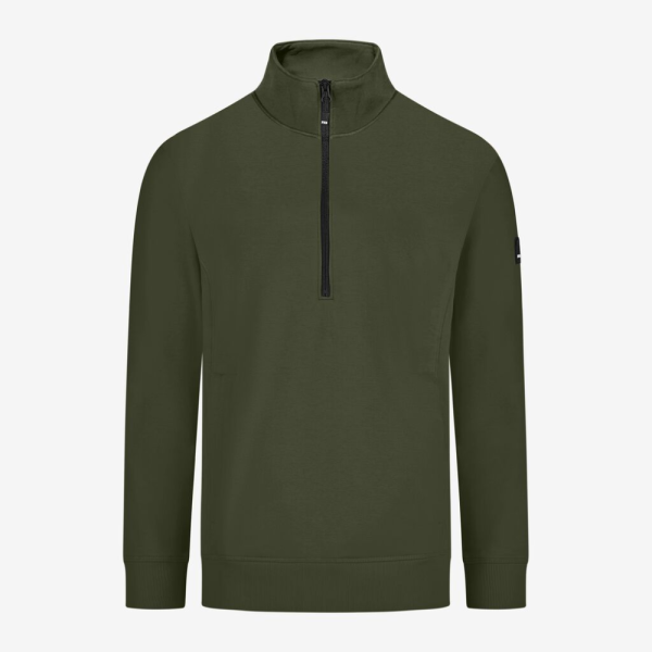 FHB KALLE Zip-Sweatshirt unisex oliv