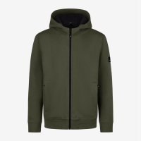 FHB HAJO Hoodie-Jacke mit Webpelz unisex oliv 5XL