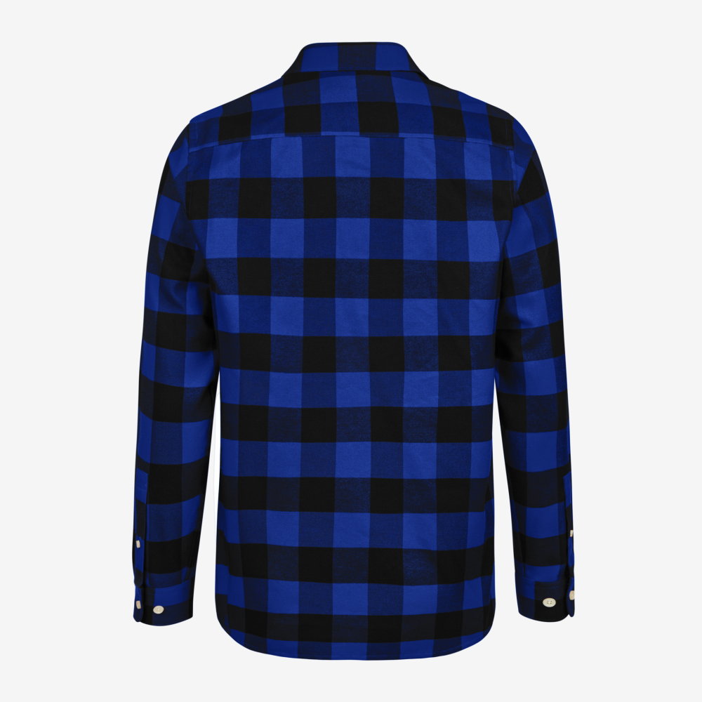 FHB HORST Arbeitshemd royalblau-schwarz S
