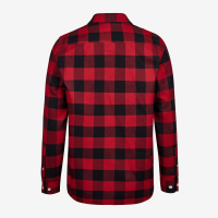 FHB HORST Arbeitshemd rot-schwarz 4XL