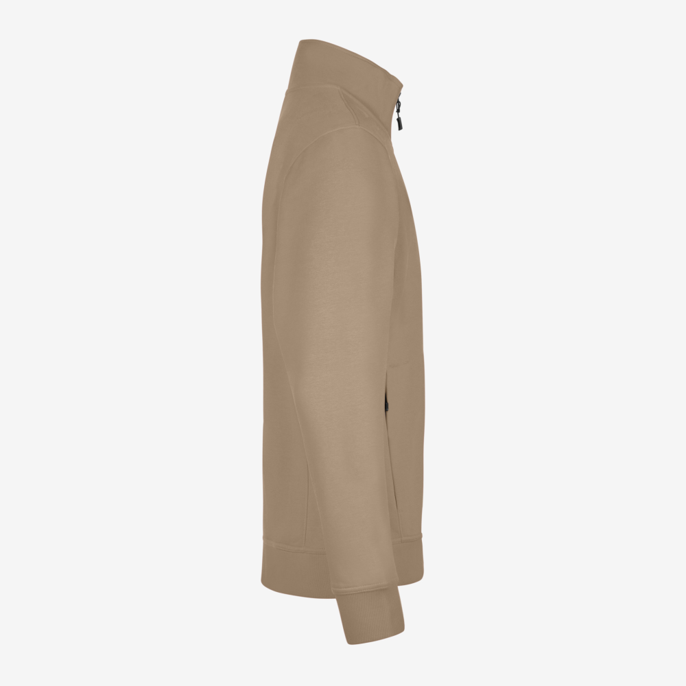 FHB EUGEN Sweat-Jacke unisex beige L