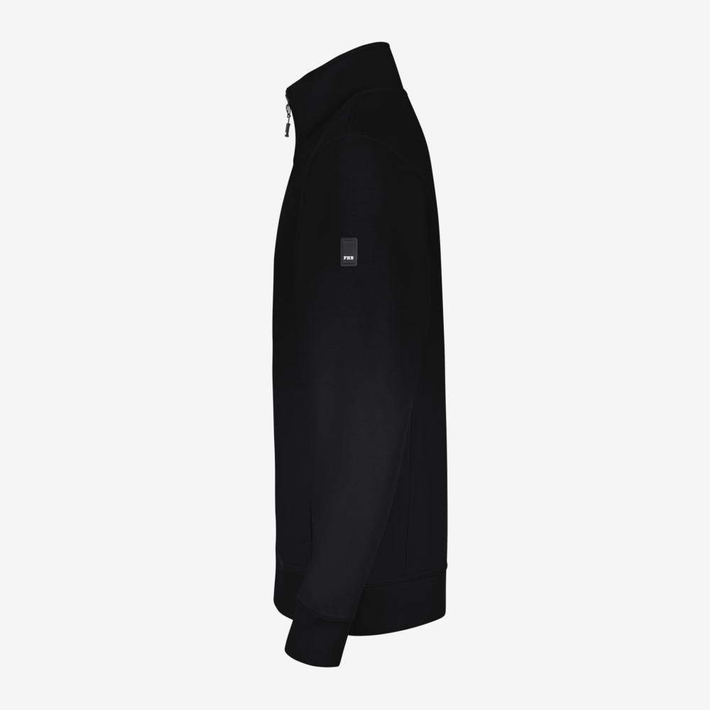 FHB EUGEN Sweat-Jacke unisex schwarz XL