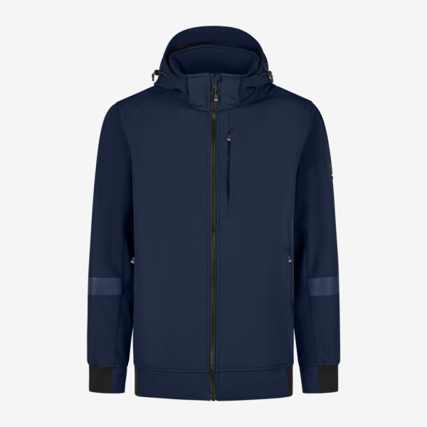 FHB FALKO Softshell-Jacke marine