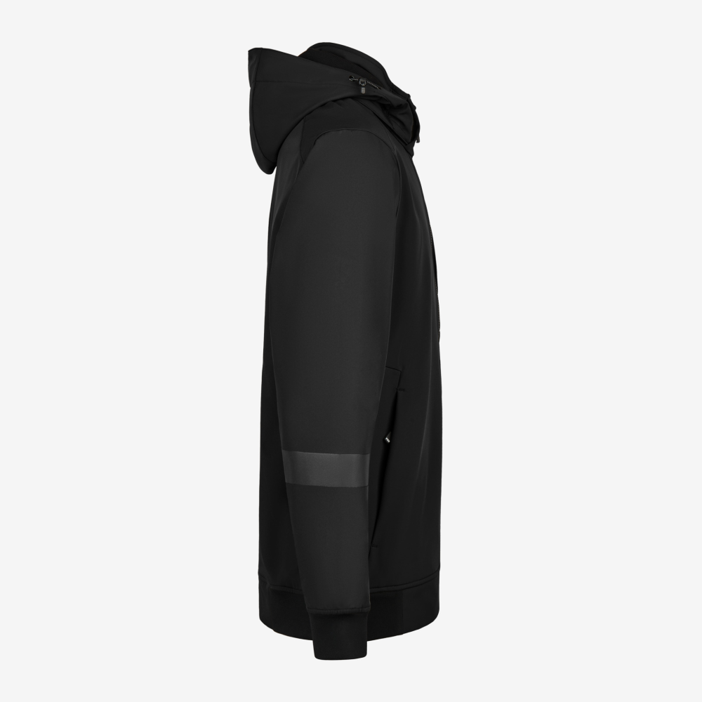 FHB FALKO Softshell-Jacke leicht und elastisch schwarz 2XL