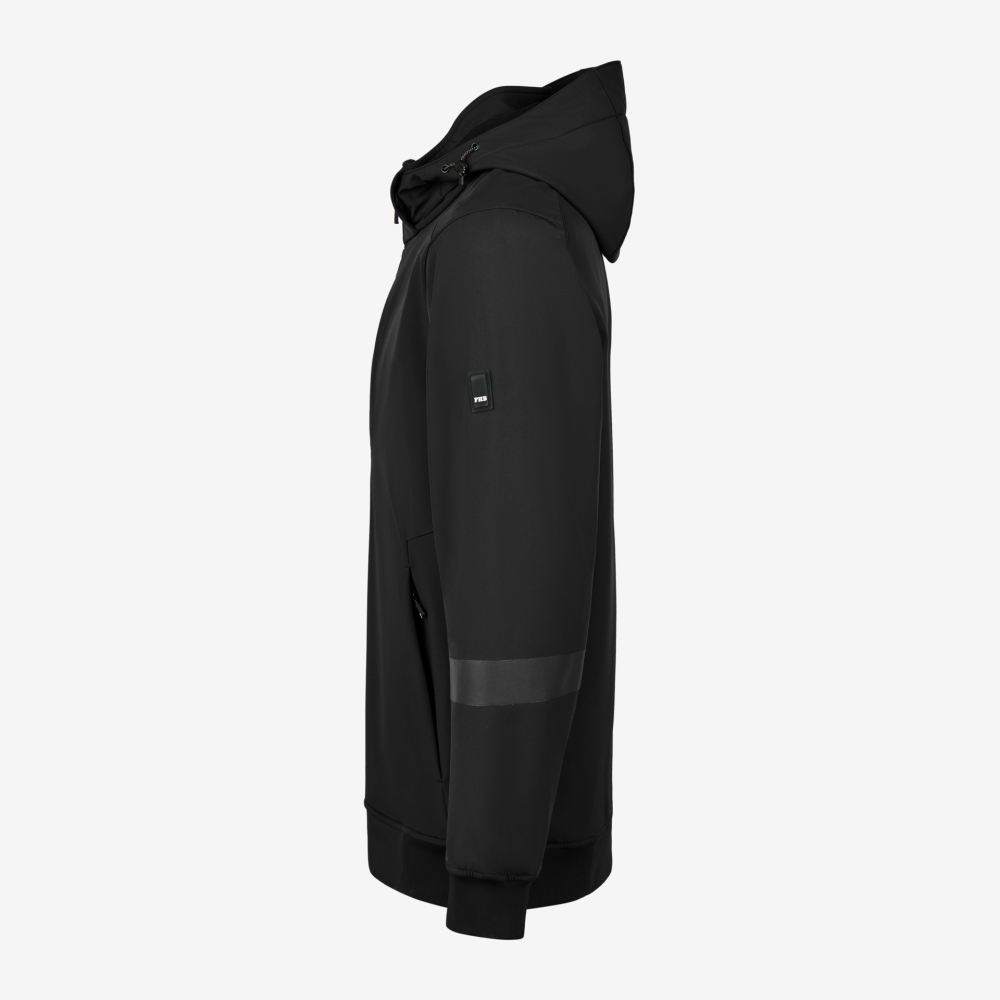 FHB FALKO Softshell-Jacke leicht und elastisch schwarz 2XL