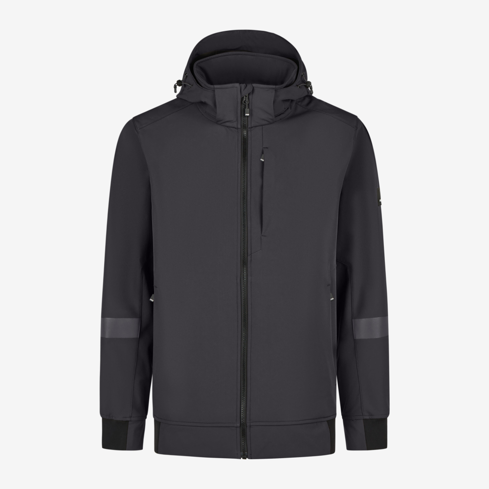 FHB FALKO Softshell-Jacke leicht und elastisch anthrazit XS