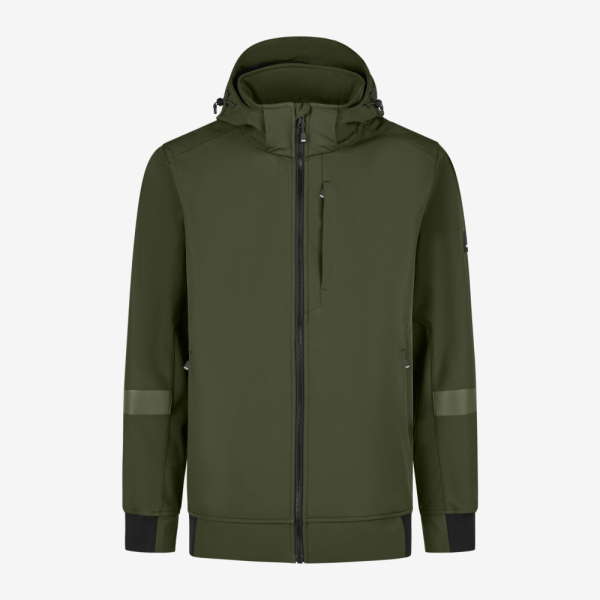 FHB FALKO Softshell-Jacke oliv