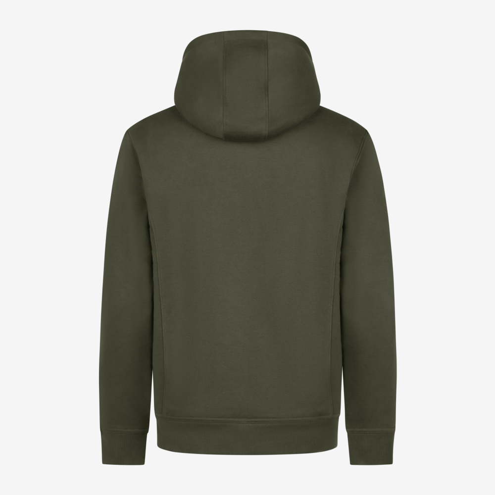 FHB HAJO Hoodie-Jacke mit Webpelz unisex oliv 5XL