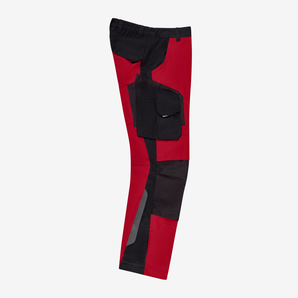 FHB ANNETTE Arbeitshose Damen rot-schwarz 40