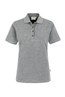 HAKRO Damen Poloshirt Classic, grau meliert