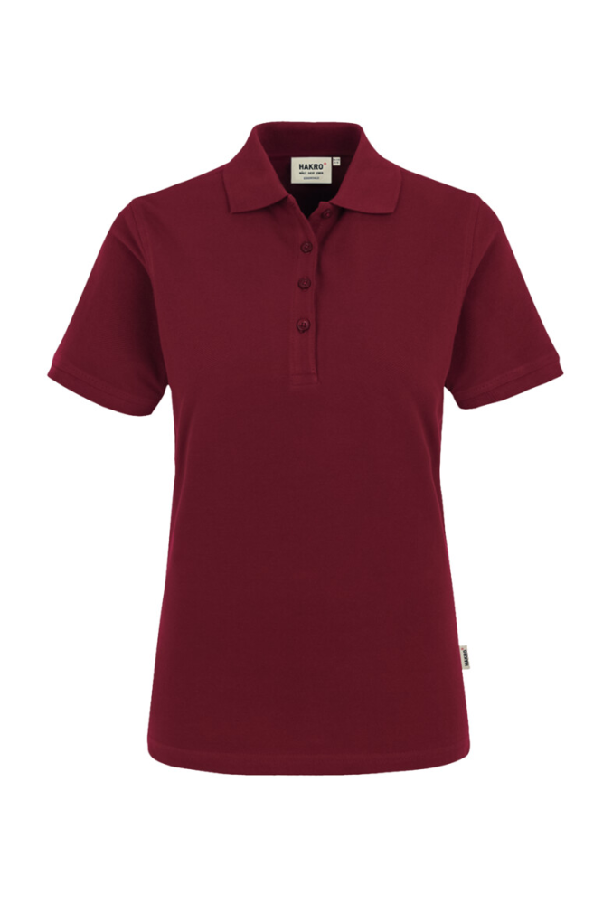 HAKRO Damen Poloshirt Classic, weinrot