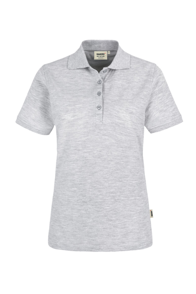 HAKRO Damen Poloshirt Classic, ash meliert