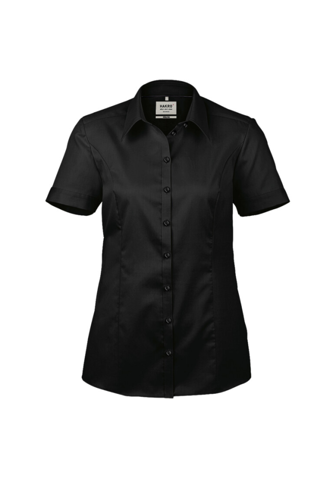 HAKRO 1/2-Arm Bluse Business, schwarz