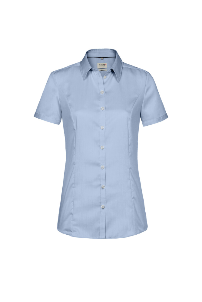HAKRO 1/2-Arm Bluse Business, himmelblau