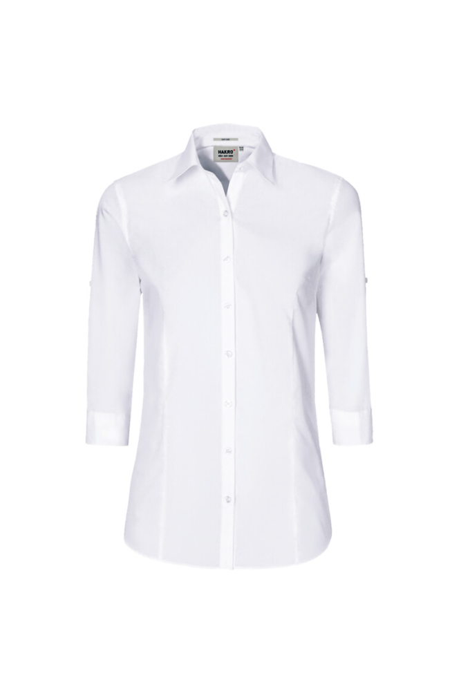 HAKRO 3/4-Arm-Vario Bluse MIKRALINAR®, weiss