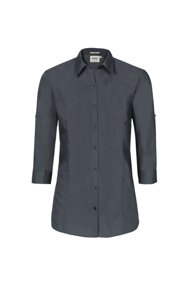 HAKRO 3/4-Arm-Vario Bluse MIKRALINAR®, anthrazit